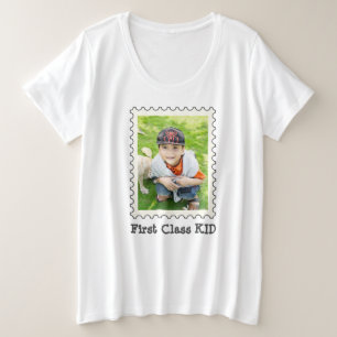 KID-Foto der ersten KLASSE Bestes Kind je nach Kun Große Größe T-Shirt