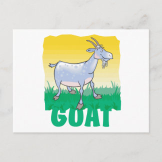 Kid Friendly Goat Postkarte