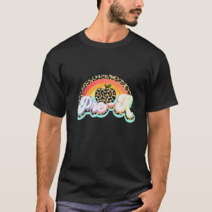 Kid Hello Pre - K Niedlicher Leopard Regenbogen Zu T-Shirt