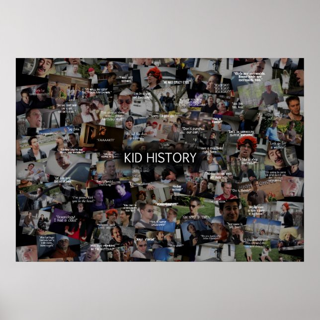 Kid History Collage Poster (Vorne)