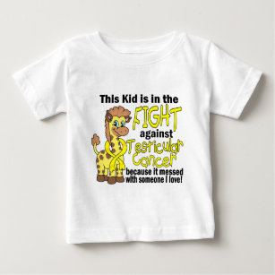 Kid im Kampf gegen Hodenkrebs Baby T-shirt
