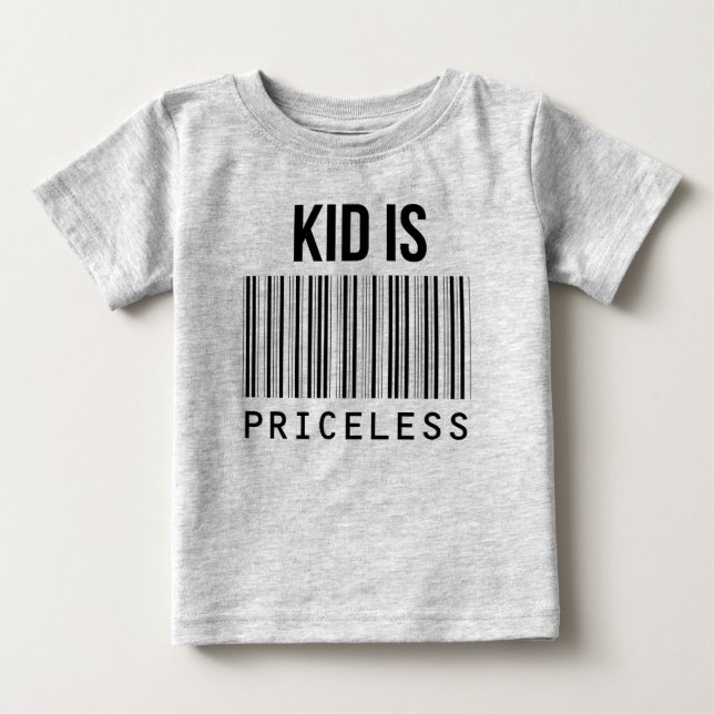 Kid ist ein kostenloses T - Shirt Barcode Bar Tee  (Vorderseite)