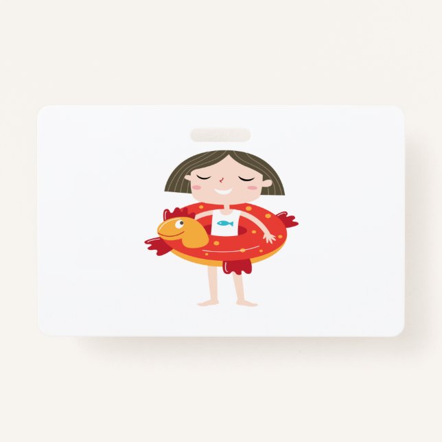 kid play in beach ausweis (Vorderseite)