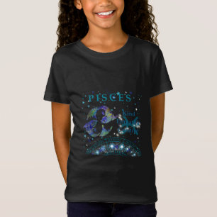 Kid Retro Pisces Zodiac Eigenschaften T-Shirt