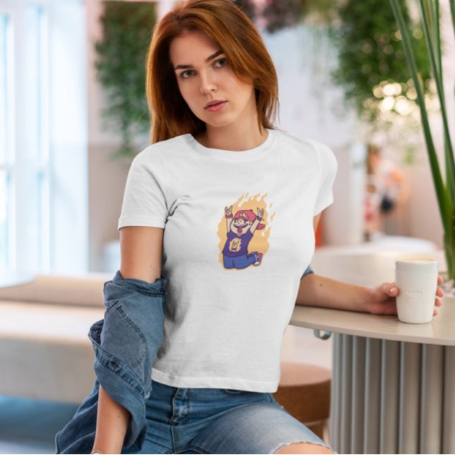 Kid Rock'n'Roll on Fire T-Shirt (Von Creator hochgeladen)