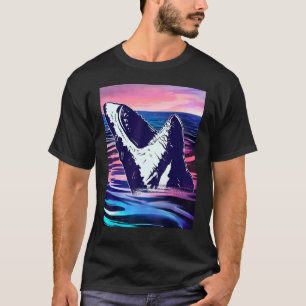 Kid Sharing Ocean Animal Sea Marine Biology Beach T-Shirt