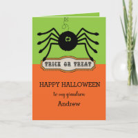 Kid-Spinne Frohes Halloween Enkel