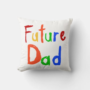 Kid Text Future Vater T - Shirt und Geschenke Kissen