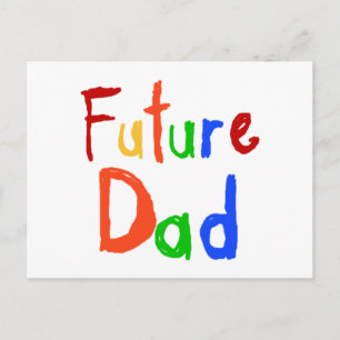 Kid Text Future Vater T - Shirt und Geschenke Postkarte