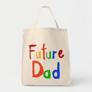 Kid Text Future Vater T - Shirt und Geschenke Tragetasche