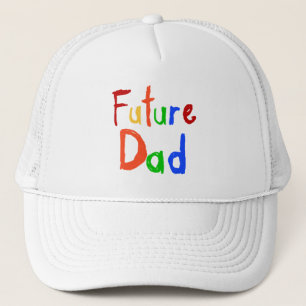 Kid Text Future Vater T - Shirt und Geschenke Truckerkappe