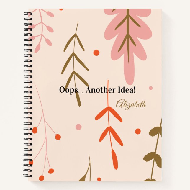 Kida Funny Spiral Notebook – Handwriting Practice Notizbuch (Vorderseite)