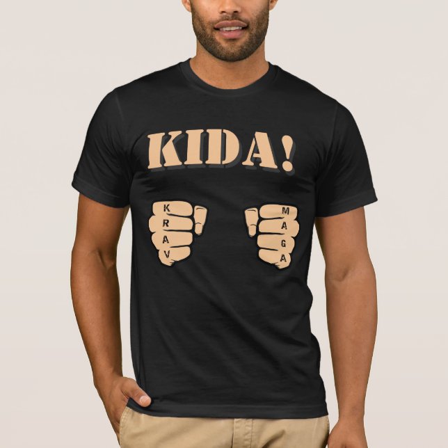 KIDA! t-shirt met vuisten (Vorderseite)