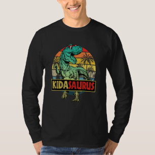 Kidasaurus T Rex Dinosaurier Kid Saurus Familie Üb T-Shirt