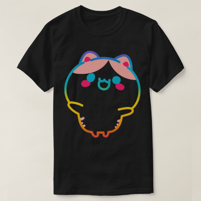 Kidcore Ästhetik Kawaii Rainbow Cat Alt Indie 80er T-Shirt (Design vorne)