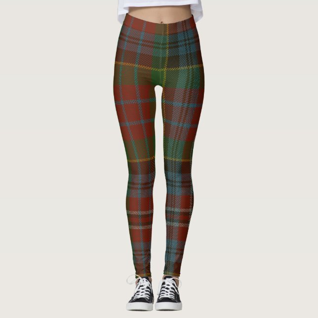 Kidd Tartan-Clan kariert Leggings (Vorderseite)