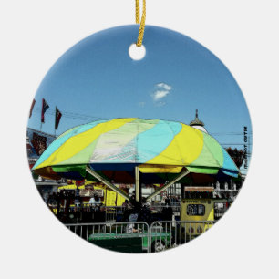 Kiddie-Auto-und LKW-Vergnügungspark-Fahrt Keramik Ornament