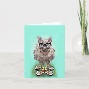 Kiddo Sheep Feiertagskarte