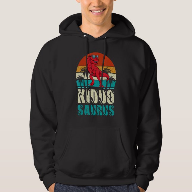 Kiddosaurus T Rex Dinosaur Kiddo Saurus passend F Hoodie (Vorderseite)