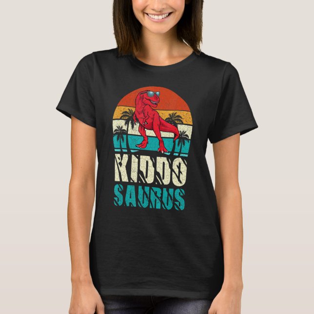 Kiddosaurus T Rex Dinosaur Kiddo Saurus passend F T-Shirt (Vorderseite)