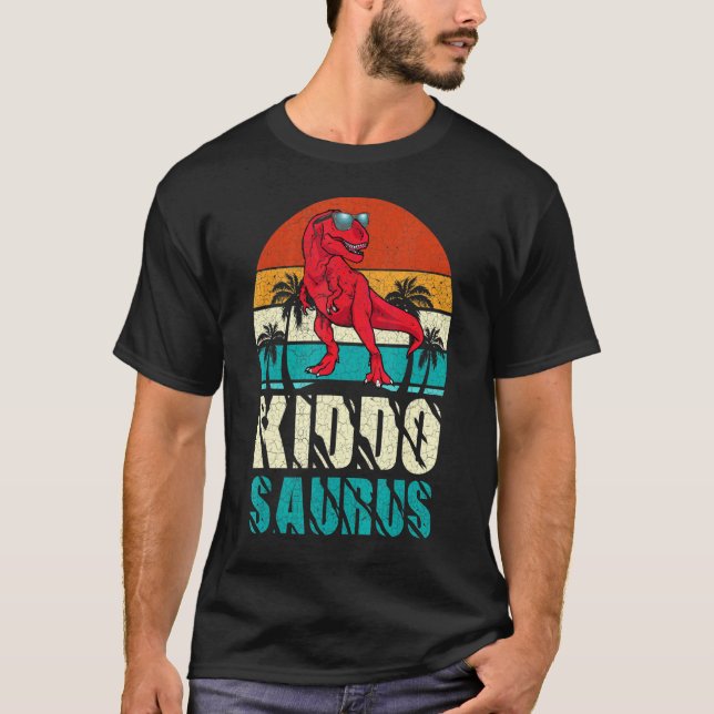 Kiddosaurus T Rex Dinosaur Kiddo Saurus passend F T-Shirt (Vorderseite)