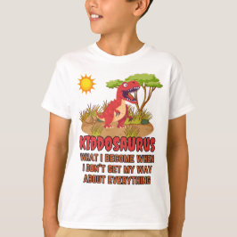 Kiddosaurus T-Rex Kids T - Shirt