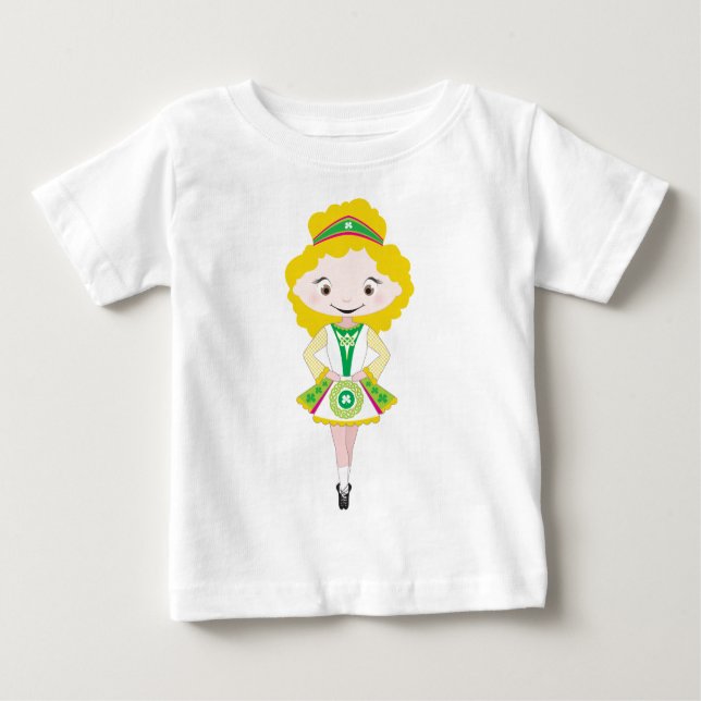 KIDLETS: irische Tänzerblonde Baby T-shirt (Vorderseite)