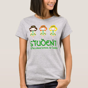 KIDLETS irischer Tänzer-Tanzschulestudent T-Shirt