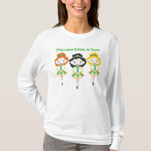 KIDLETS irisches Tänzer-Tanzschule-Gruppentrio T-Shirt