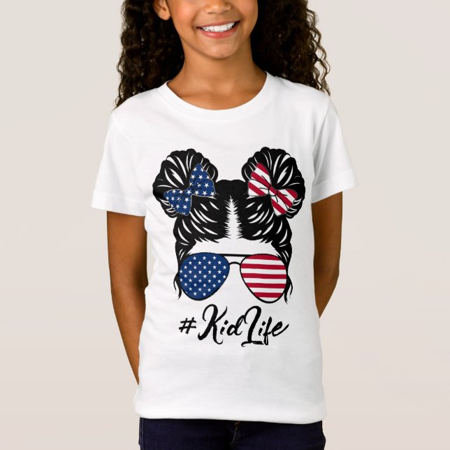 #KidLife American Girl T-Shirt (Vorderseite)