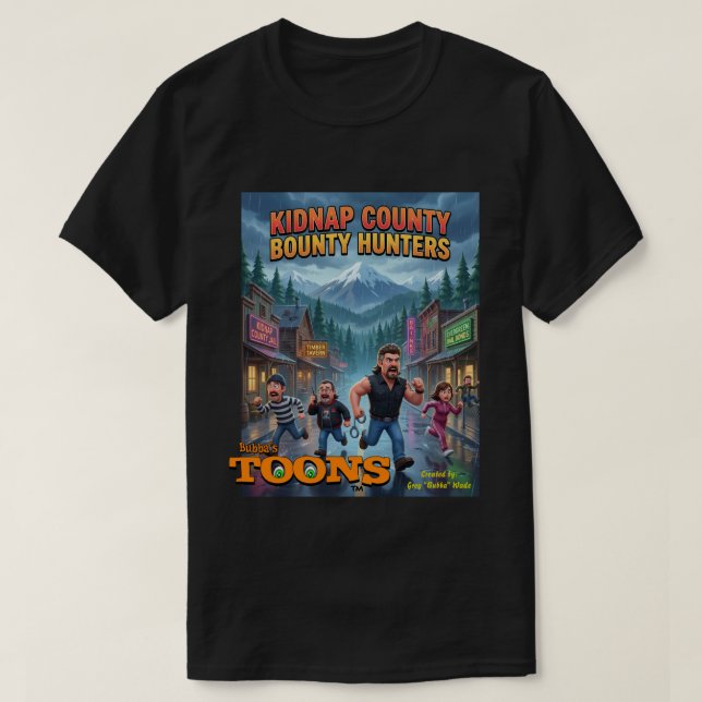 KIDNAP COUNTY, WASHINGTON T-Shirt (Design vorne)