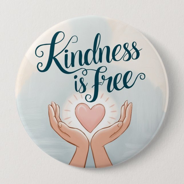 Kidness is free button (Vorderseite)