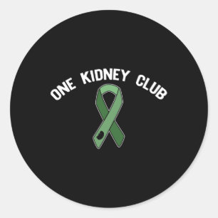 Kidney Club Fragte mir, wie ich Organspender Meme Runder Aufkleber