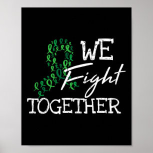 Kidney Disease Green Ribbon Familie Kostenvoransch Poster