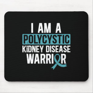 Kidney Disease Warrior Pkd Aquamarine Band Bewusst Mousepad