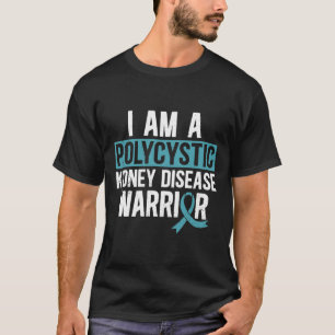 Kidney Disease Warrior Pkd Aquamarine Band Bewusst T-Shirt