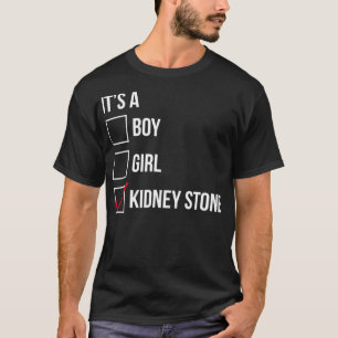 Kidney Stone Funny Checklist-Geschenk T-Shirt