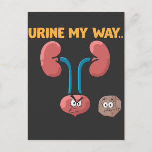 Kidney Stone Survivor Funny Operation Erholung Spa Postkarte