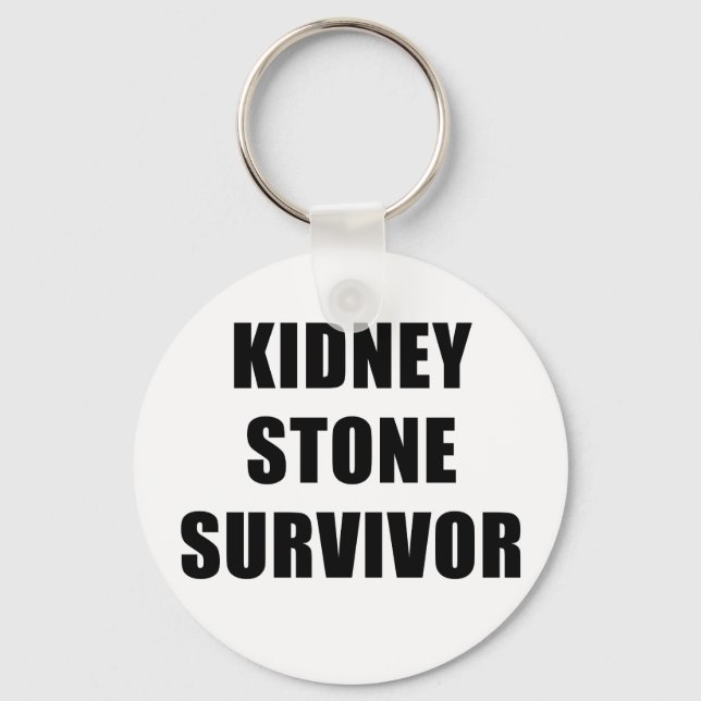 Kidney Stone Survivor Schlüsselanhänger (Vorderseite)