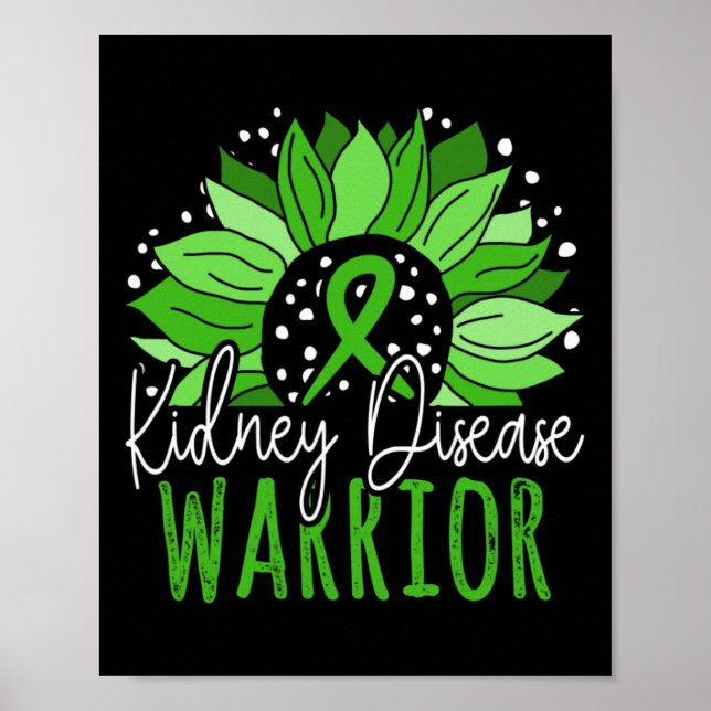 Kidnney Disease Warrior Poster (Vorne)