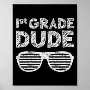 Kids 1. Klasse Typ Erste Klasse Zurück zur Schule Poster