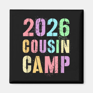Kids 2026 Cousin-Camp Familenurlaub Crew Tante Magnet