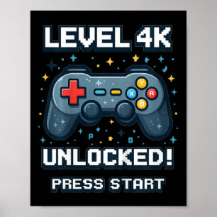 Kids 4k Jungen Ck Zur Schule Retro Gamer 4k Freige Poster