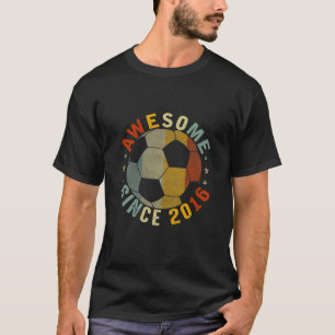 Kids 6 Years Old Awesome Since 2016 Vintage 6Th Bi T-Shirt