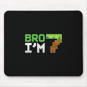 Kids 7. Geburtstag Junge Bro Ich bin 7 Jahre alter Mousepad