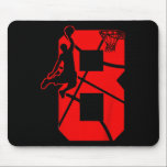 Kids 8 Year Old 8th Basketball Birthday PartyTheme Mousepad<br><div class="desc">Kinder 8 Jahre alt 8. Basketball GeburtstagspartyThema für Jungen Mädchen</div>
