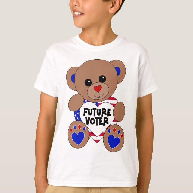 Kids-Abstimmung in den USA T-Shirt (Vorderseite)