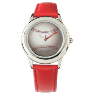 Kid's Adjustable Bezel Baseball Watch Armbanduhr