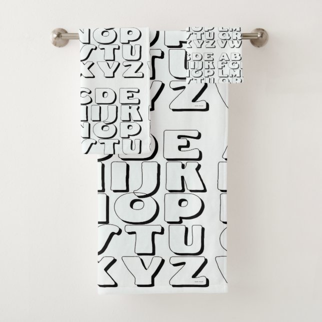 Kids Alphabet Badhandtuch Set (Insitu)