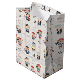 Kids Animal Crew Party Pirate Mittlere Geschenktas Geschenktüte